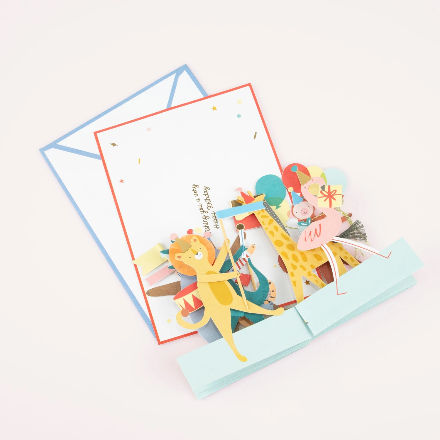 Meri-Meri Animal Parade Concertina Card 3 Meri-Meri Animal Parade Concertina Card - Image 3