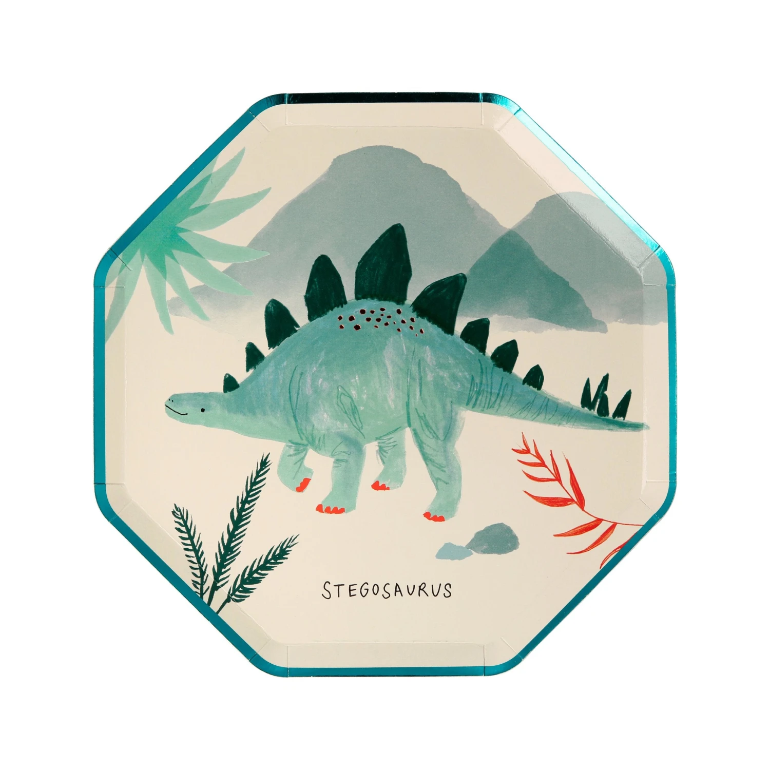 Meri-Meri Dinosaur Kingdom Side Plates (x 8) 8 Meri-Meri Dinosaur Kingdom Side Plates (x 8) - Image 8