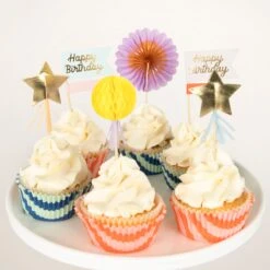 Meri-Meri Stripe Party Cupcake Kit (x 24 Toppers) -Party Supply Discount Store media 70480e62 56fa 4f91 a9b9 33679bcac858
