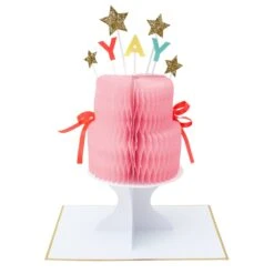 Meri-Meri Yay! Cake Stand-Up Birthday Card