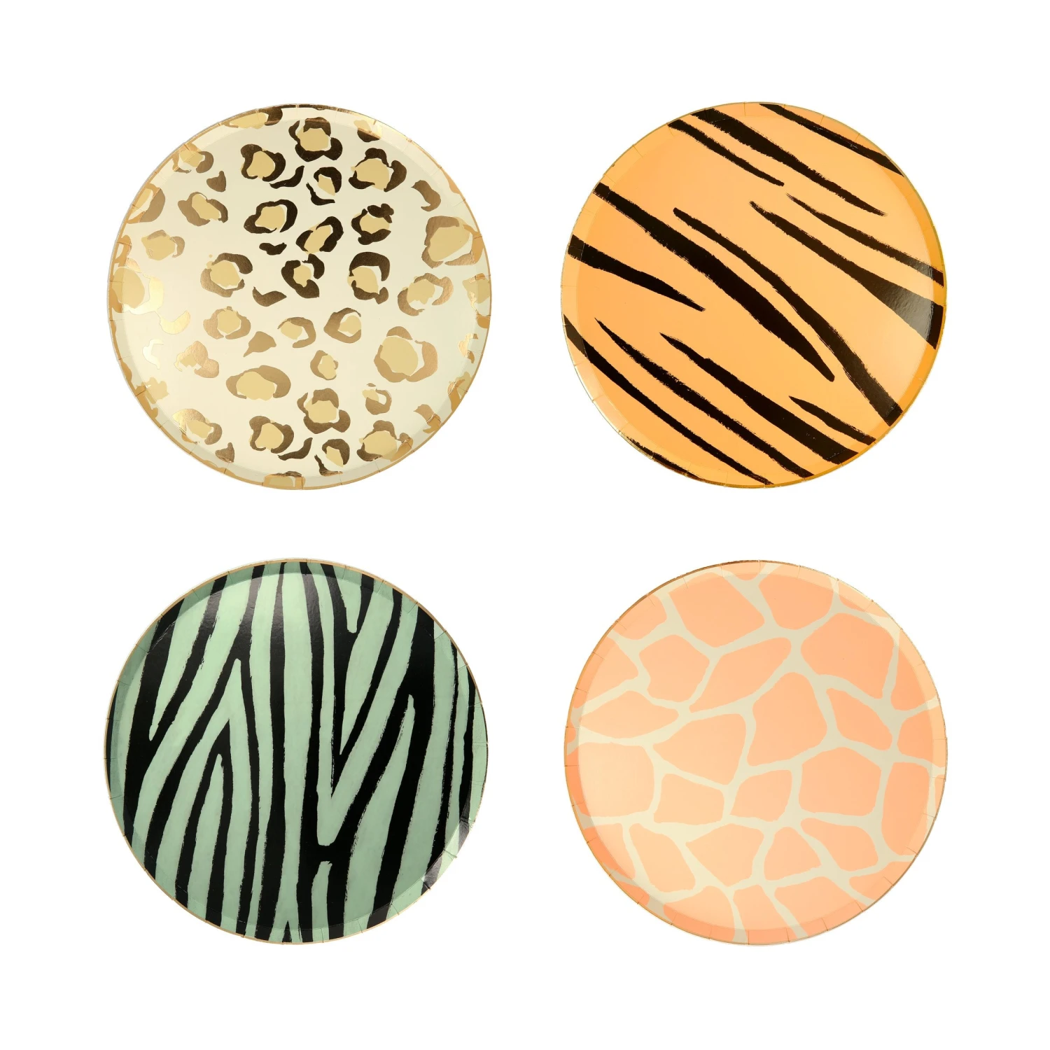 Meri-Meri Safari Animal Print Side Plates (x 8) 1 Meri-Meri Safari Animal Print Side Plates (x 8)