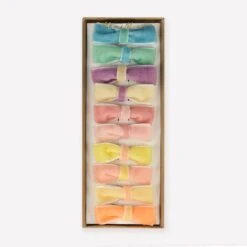 Meri-Meri Pastel Velvet Mini Bow Clips (x 10)