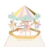 Meri-Meri Carousel Stand-Up Birthday Card