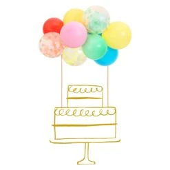 Meri-Meri Rainbow Balloon Cake Topper Kit -Party Supply Discount Store media 777761da 2172 42b1 8ea4 a7c0bdab46cb