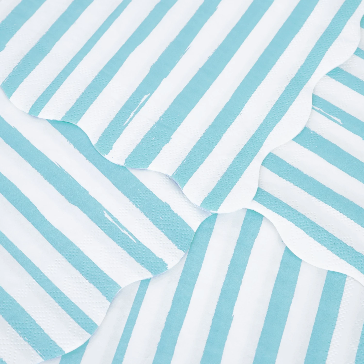 Meri-Meri Blue Stripe Large Napkins (x 16) 3 Meri-Meri Blue Stripe Large Napkins (x 16) - Image 3