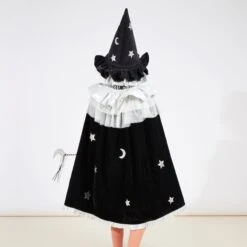 Meri-Meri Velvet Witch Cape & Wand -Party Supply Discount Store media 790b90c2 8152 4556 bb1a edcf70d87342