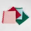 Meri-Meri Assorted Ric Rac Fabric Napkins (x 4)