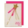 Meri-Meri Magic Wand Birthday Card