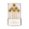 Meri-Meri Gold Star Candles (x 6)