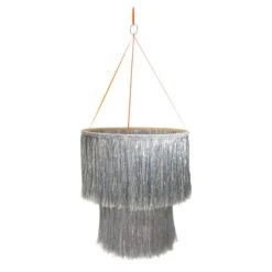 Meri-Meri Silver Tinsel Chandelier