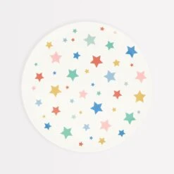 Meri-Meri Star Pattern Recycled Plastic Small Plates (x 6)