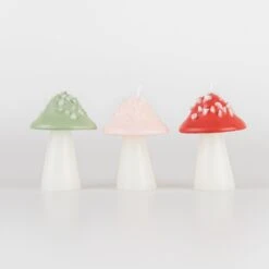Meri-Meri Mushroom Candles (x 3)