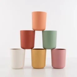 Meri-Meri Earthy Reusable Bamboo Cups (x 6)