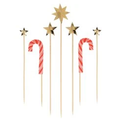 Meri-Meri Christmas Honeycomb Cake Topper Set (x 10) -Party Supply Discount Store media 896eee05 08ef 4b2f a59d f41fefa36912