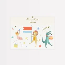 Meri-Meri Animal Parade Tattoos (x 2)