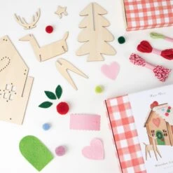 Meri-Meri Wooden Embroidery Gingerbread House Kit -Party Supply Discount Store media 8ecd6ed7 9932 4eff 94a7 b77d94f9f3b0