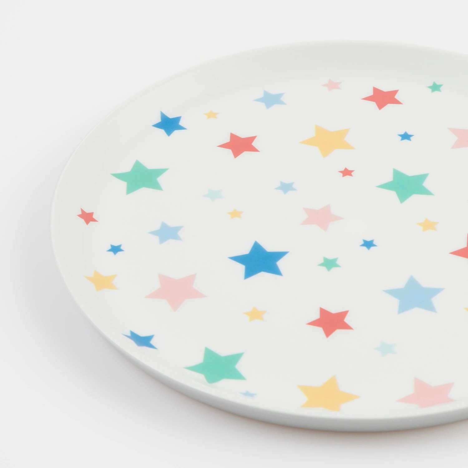 Meri-Meri Star Pattern Recycled Plastic Small Plates (x 6) 3 Meri-Meri Star Pattern Recycled Plastic Small Plates (x 6) - Image 3