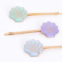 Meri-Meri Enamel Shell Hair Slides (x 6) -Party Supply Discount Store media 90a41943 a88b 47b3 8708 7808ca81b3a0