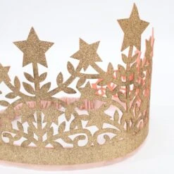 Meri-Meri Glitter Fabric Star Crown -Party Supply Discount Store media 9151d036 7eae 45e6 bb73 ec33503fec87