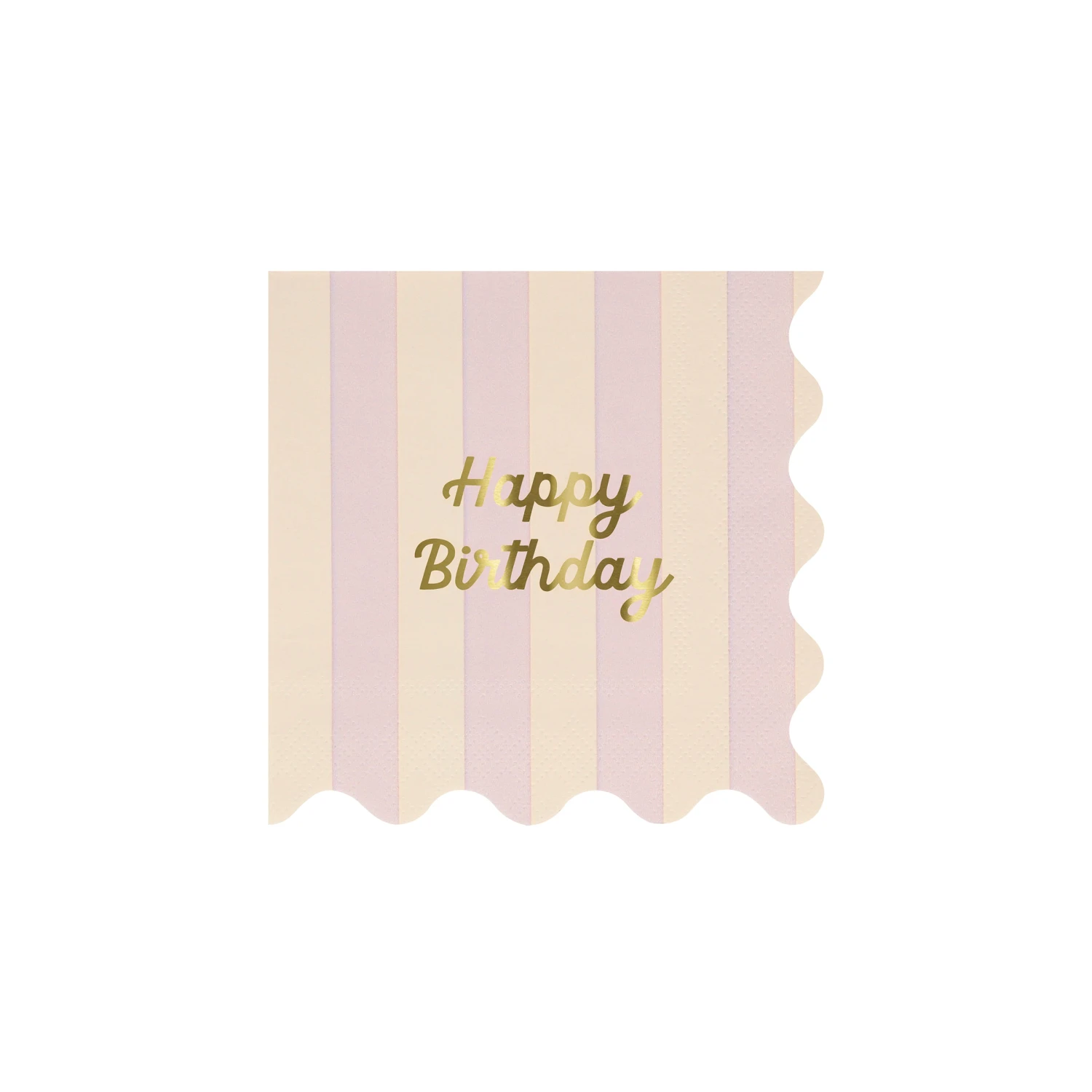 Meri-Meri Stripe Happy Birthday Small Napkins (x 16) 7 Meri-Meri Stripe Happy Birthday Small Napkins (x 16) - Image 7