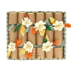 Meri-Meri Fall Flower Crackers (x 6)