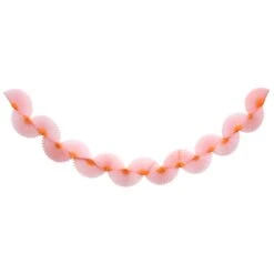 Meri-Meri Pink Honeycomb Fan Garland -Party Supply Discount Store media 95245871 ca76 4f4c ac15 fba1974bca0f