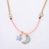 Meri-Meri Enamel Moon & Star Necklace
