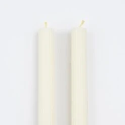Meri-Meri Ivory Table Candles (x 2) -Party Supply Discount Store media 98010bcc 150f 49a9 834a 9572ceea5f99