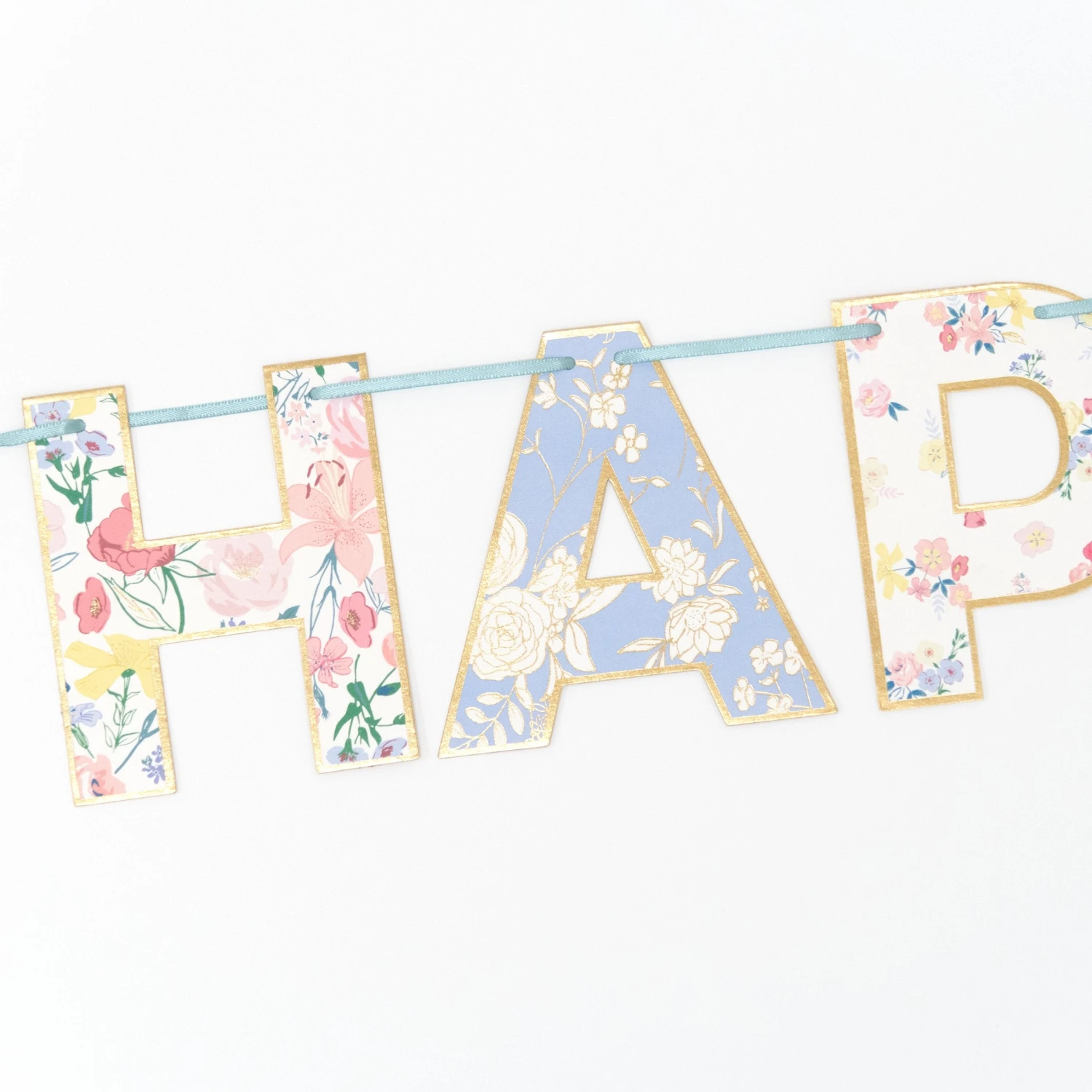 Meri-Meri English Garden Birthday Garland 2 Meri-Meri English Garden Birthday Garland - Image 2