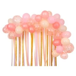 Meri-Meri Pink Balloon & Streamer Garland (x 50 Balloons)