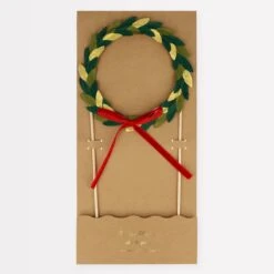 Meri-Meri Paper Wreath Cake Topper