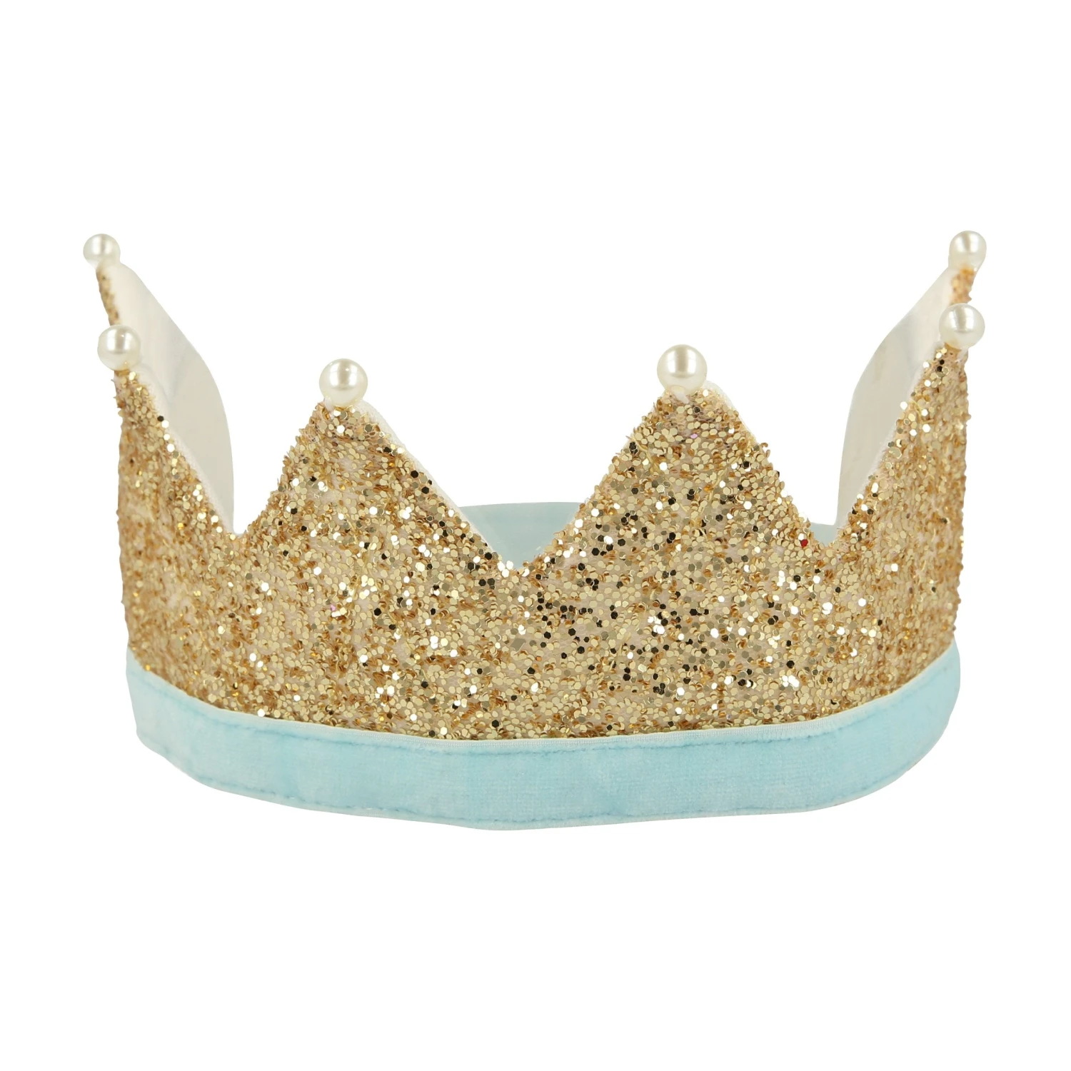 Meri-Meri Gold & Pearl Party Crown 3 Meri-Meri Gold & Pearl Party Crown - Image 3