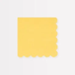 Meri-Meri Lemon Sherbet Small Napkins (x 16)