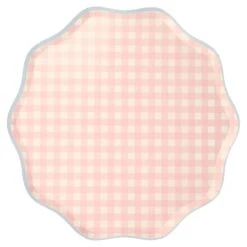 Meri-Meri Gingham Dinner Plates (x 12) -Party Supply Discount Store media a281bbb2 19aa 42ee 9c2a 006d1ac14f2b