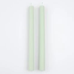 Meri-Meri Sea Foam Green Table Candles (x 2)