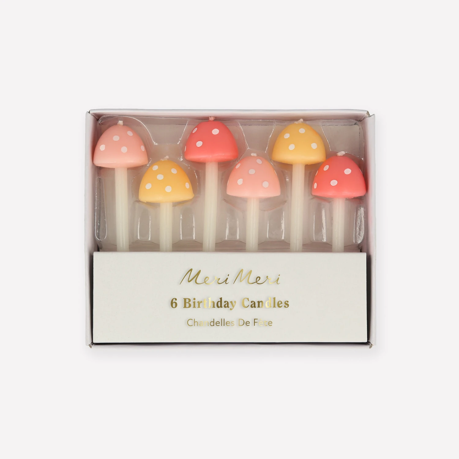 Meri-Meri Mushroom Birthday Candles (x 6) 1 Meri-Meri Mushroom Birthday Candles (x 6)