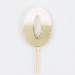 Meri-Meri Gold Dipped Number Candles 0-9 -Party Supply Discount Store media a87cde42 995f 4781 864e 19e46467ae73