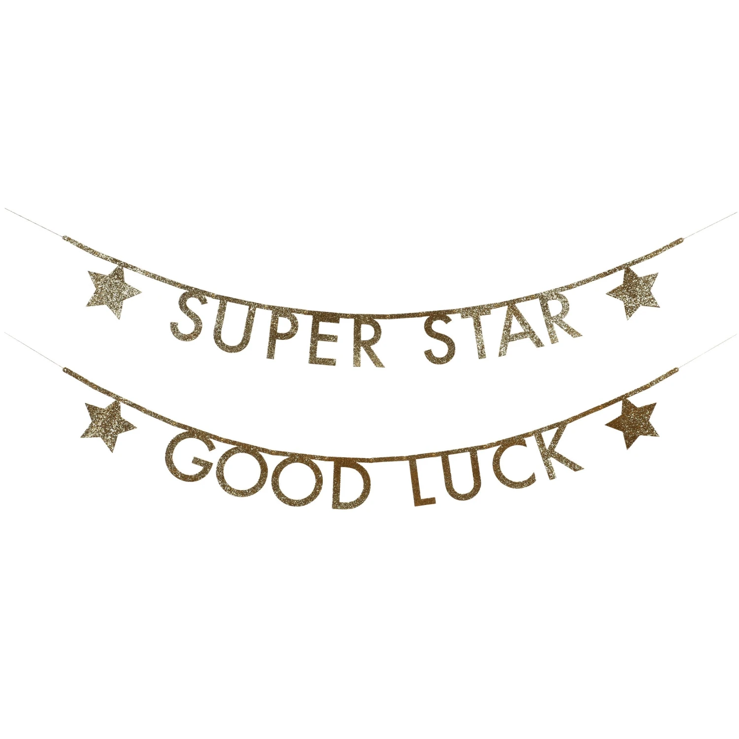 Meri-Meri Gold Glitter Letter Garland Kit 4 Meri-Meri Gold Glitter Letter Garland Kit - Image 4