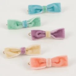 Meri-Meri Pastel Velvet Mini Bow Clips (x 10) -Party Supply Discount Store media acf98fd2 e1d9 4f4f aec8 4c7b12d42b4b
