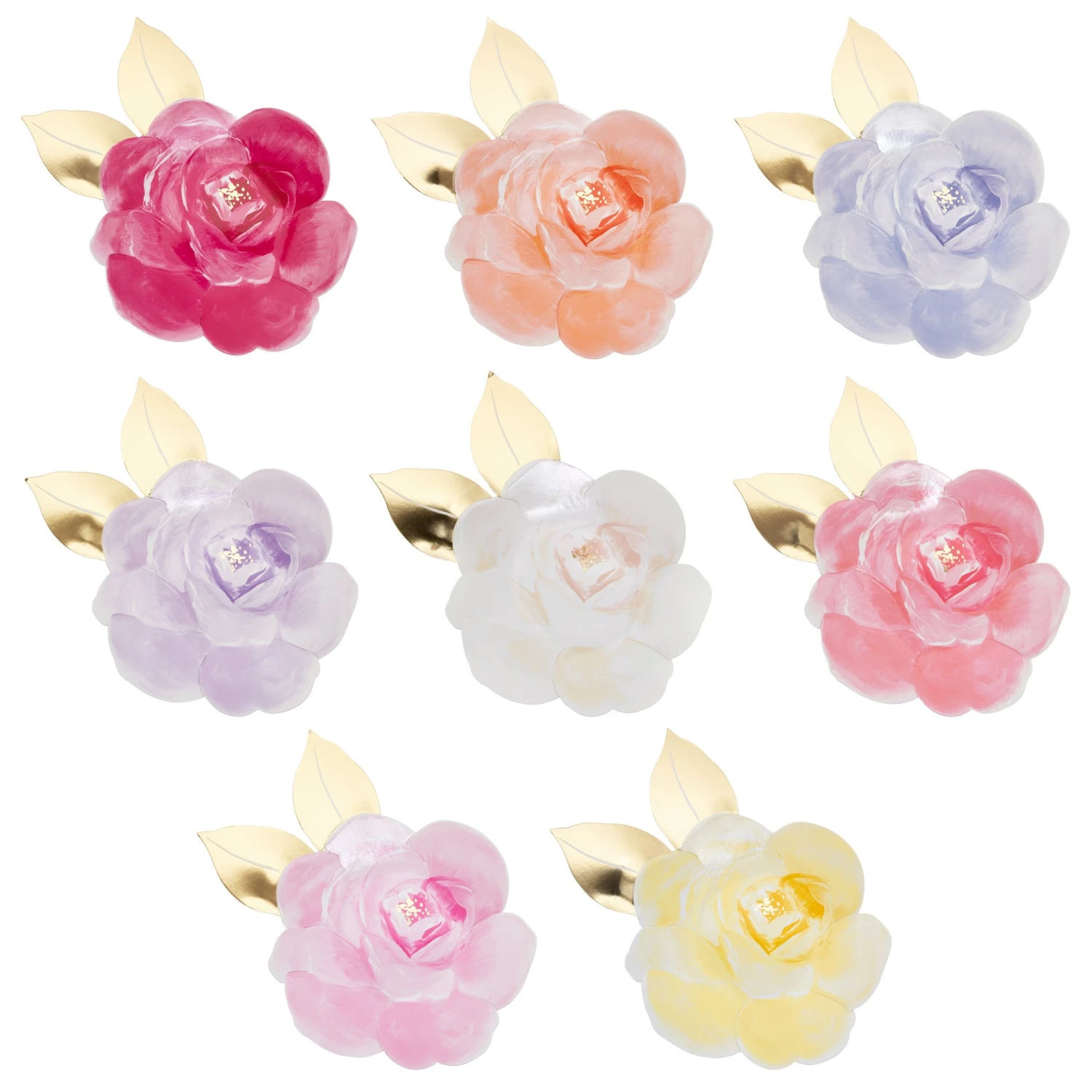 Meri-Meri Rose Garden Plates (x 8) 1 Meri-Meri Rose Garden Plates (x 8)