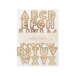 Meri-Meri English Garden Alphabet Sticker Sheets (x 10 Sheets)