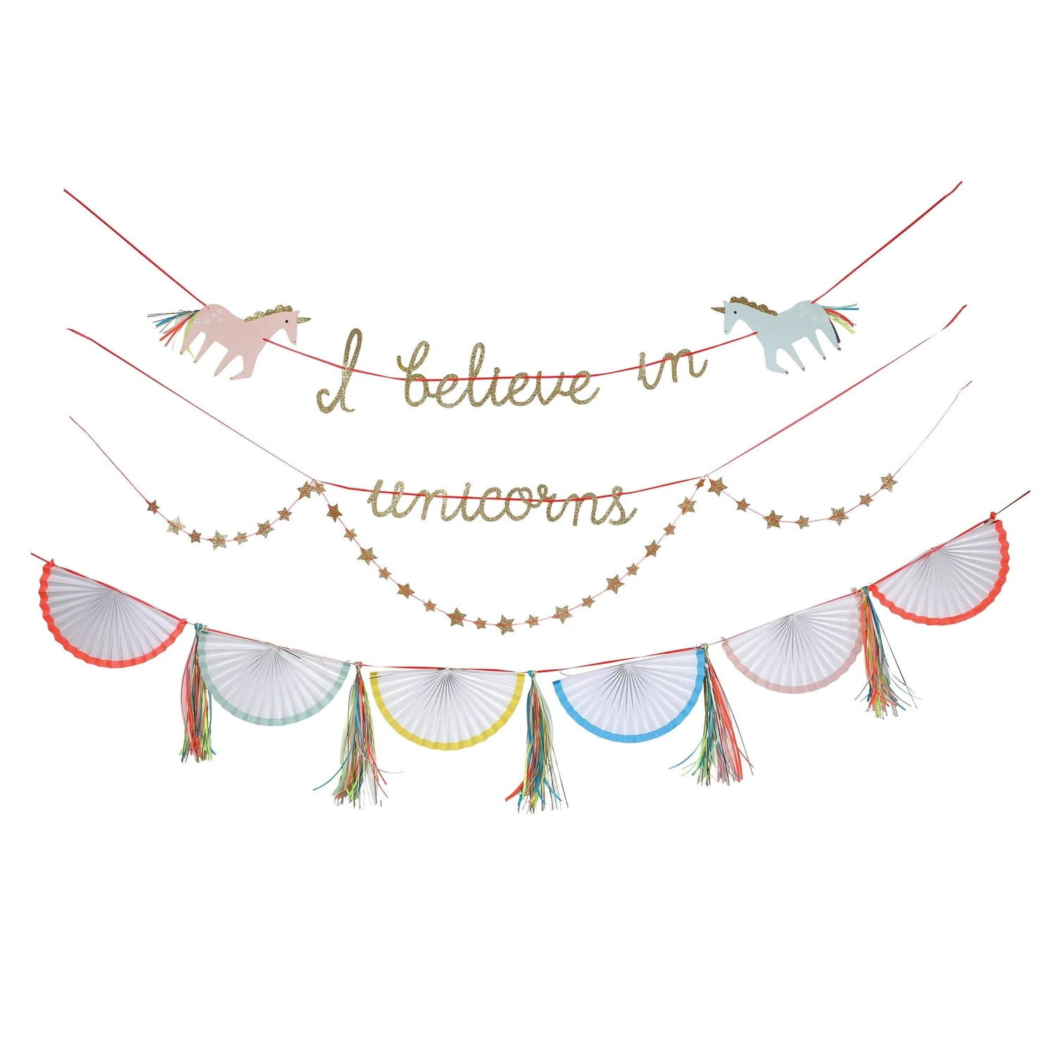 Meri-Meri I Believe In Unicorns Garland 2 Meri-Meri I Believe In Unicorns Garland - Image 2