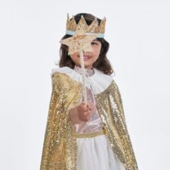 Meri-Meri Gold Sparkle Cape Costume -Party Supply Discount Store media b716d40a 5e57 41b0 a432 82ac4a52740d