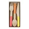 Meri-Meri Neon Wooden Cutlery Set (x 24)