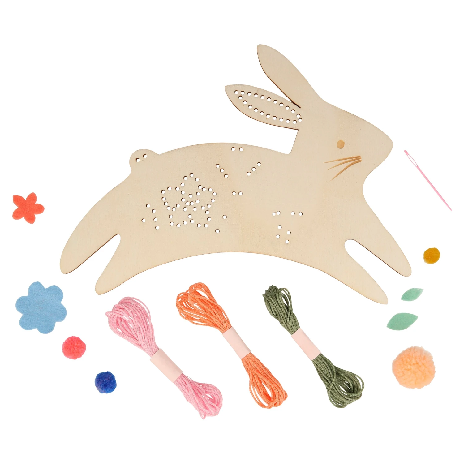 Meri-Meri Bunny Embroidery Kit 6 Meri-Meri Bunny Embroidery Kit - Image 6