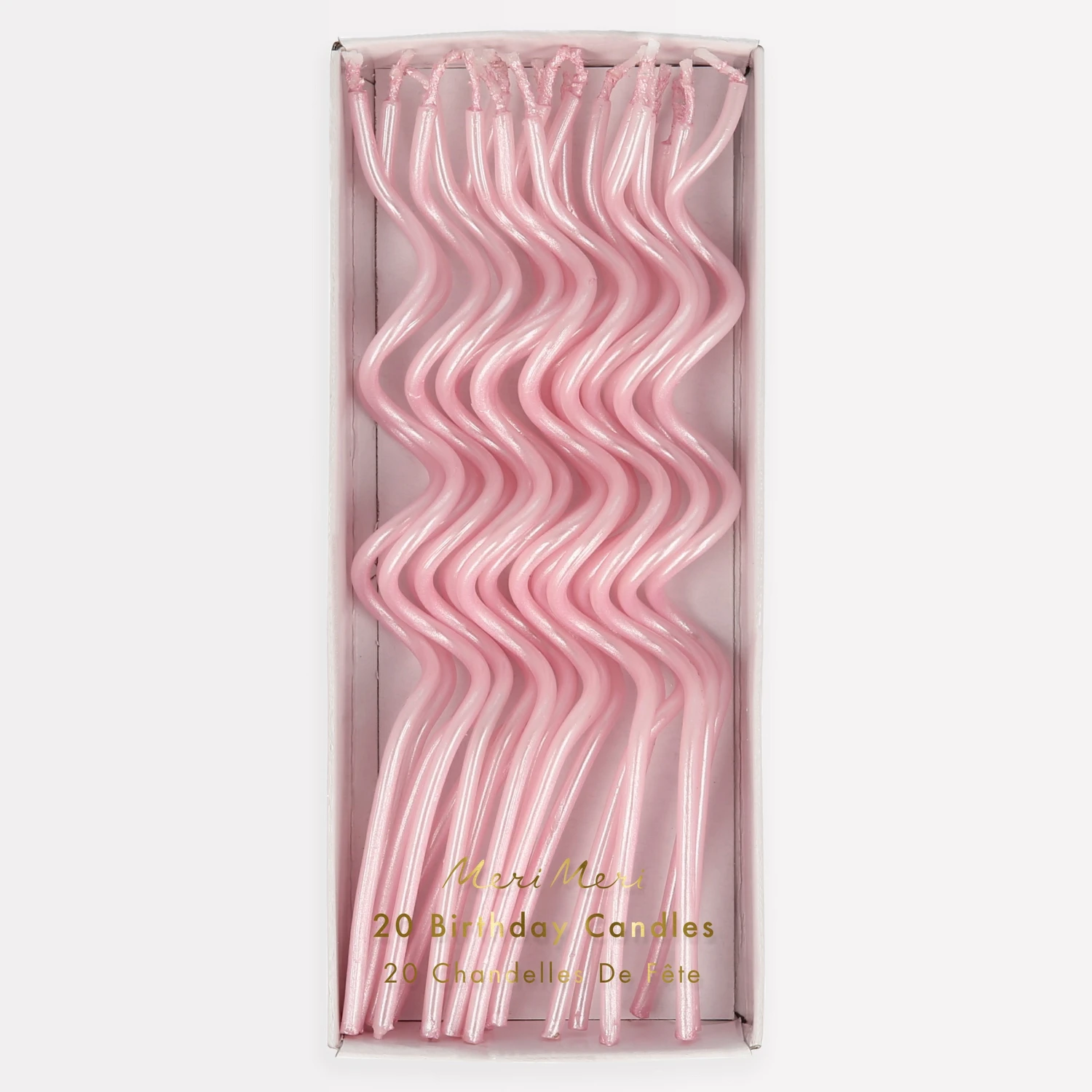 Meri-Meri Pink Swirly Candles (x 20) 1 Meri-Meri Pink Swirly Candles (x 20)