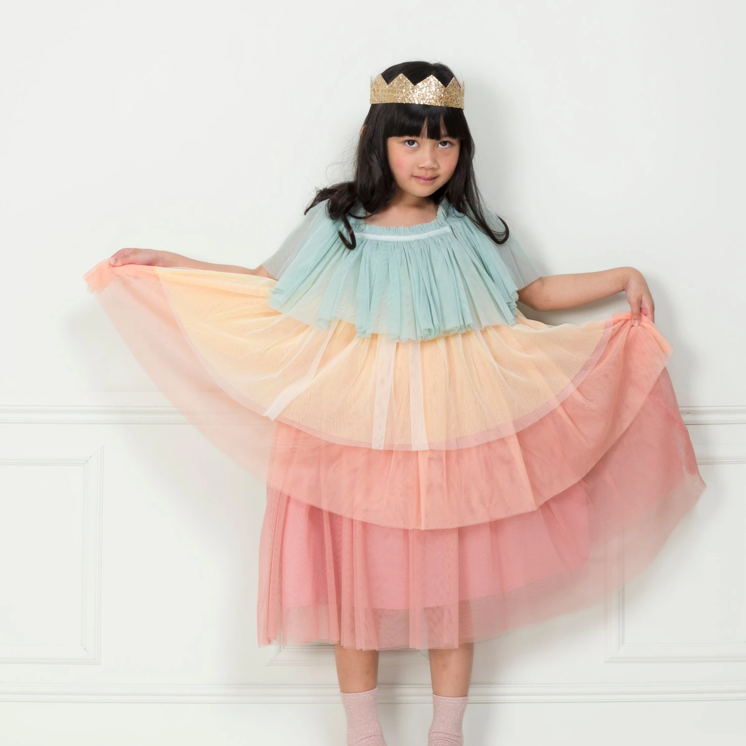 Meri-Meri Rainbow Ruffle Princess Costume 4 Meri-Meri Rainbow Ruffle Princess Costume - Image 4