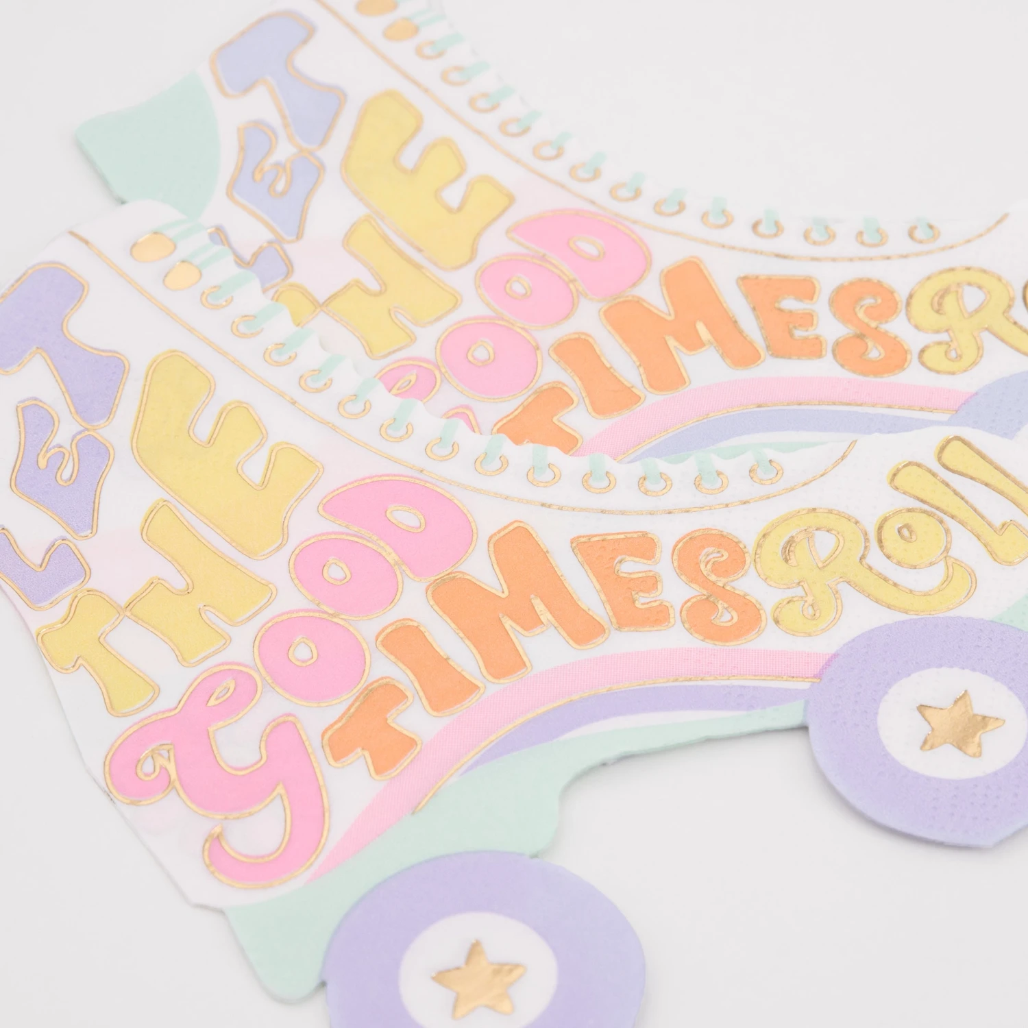 Meri-Meri Roller Skate Napkins (x 16) 3 Meri-Meri Roller Skate Napkins (x 16) - Image 3