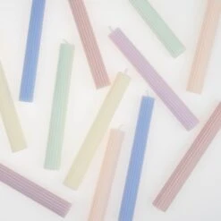 Meri-Meri Pastel Table Candles (x 12) -Party Supply Discount Store media c647b2c0 cab5 4fcd 93cb 30446d2e6216