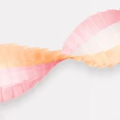 Meri-Meri Peach & Pink Stitched Streamer -Party Supply Discount Store media c9ac504b 6801 4f97 8682 83dd15e0b0b3